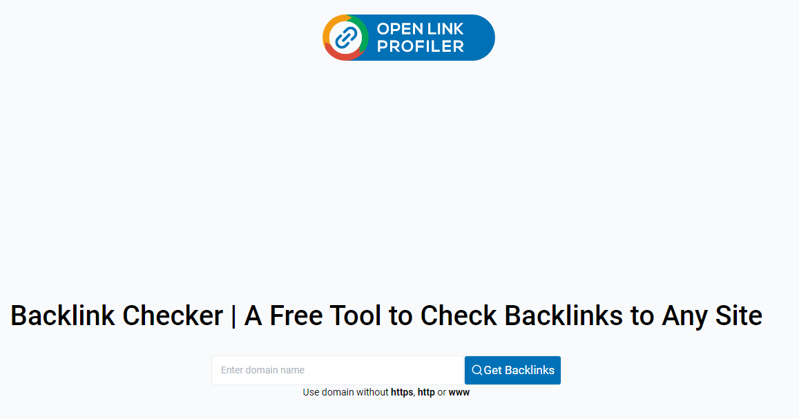 OpenLinkProfiler - Best Backlink Checker Tools
